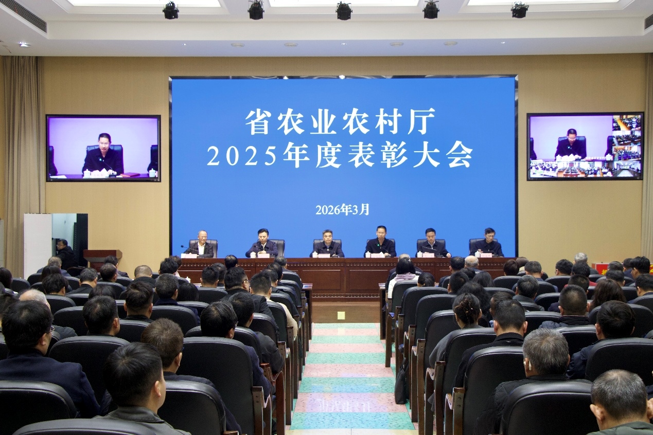 省农业农村厅召开2025年度表彰大会