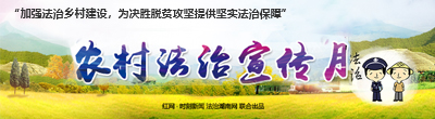 农村法治宣传 月